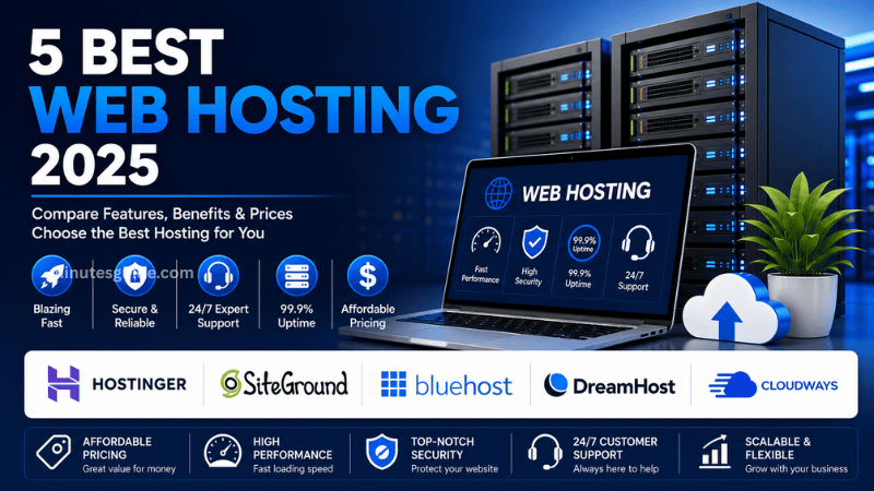 Top 5 Best Web Hosting for Speed, Security, and Reliability