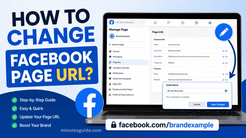 How to Change Facebook Page URL? A Complete Step-by-Step Guide