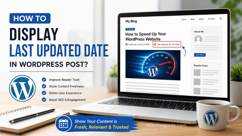 How to Display Last Updated Date in WordPress Post?