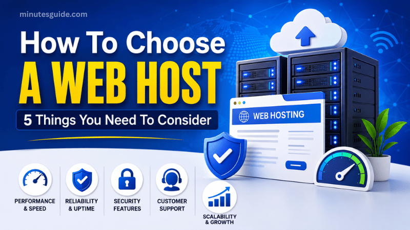 How To Choose A Web Host – 5 Things You Need To Consider