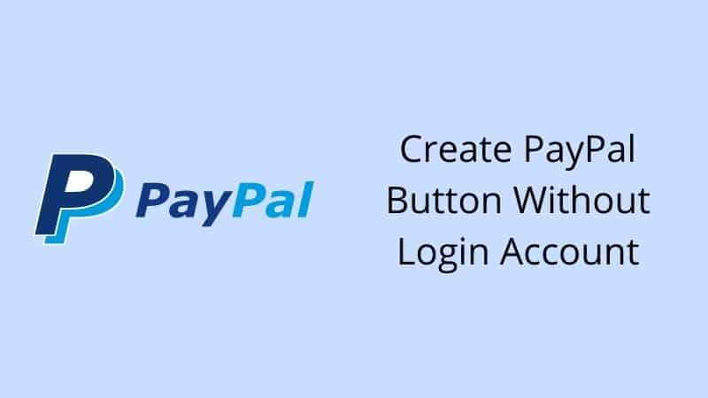 create paypal button