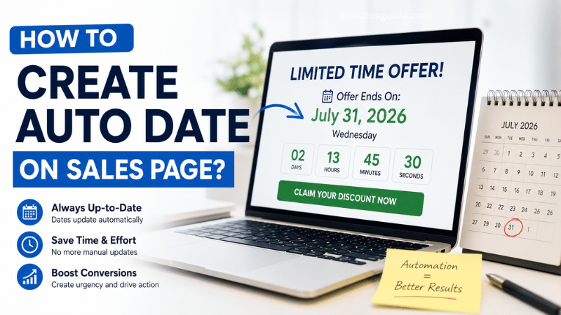 How to Create Auto Date On Sales Page?