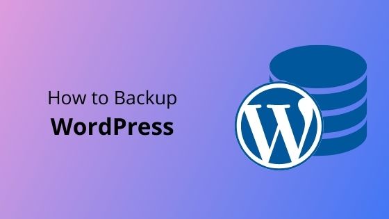 backup wordpress