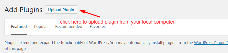 install plugin on wordpress