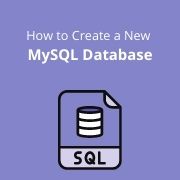 How to Create a New MySQL Database for WordPress