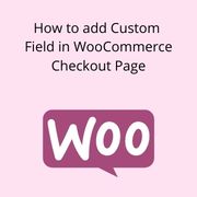 How to add Custom Field in WooCommerce Checkout Page