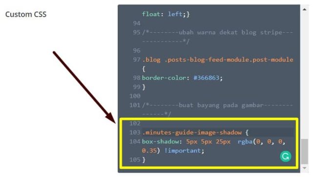How to Add Shadow to Image In WordPress Post Without Plugin