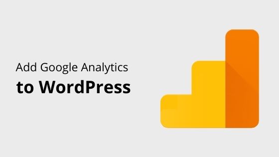 add google analytics to wordpress