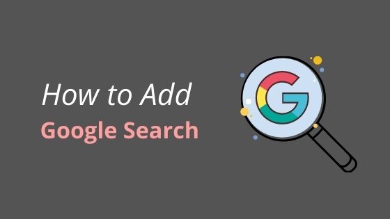how to add google search