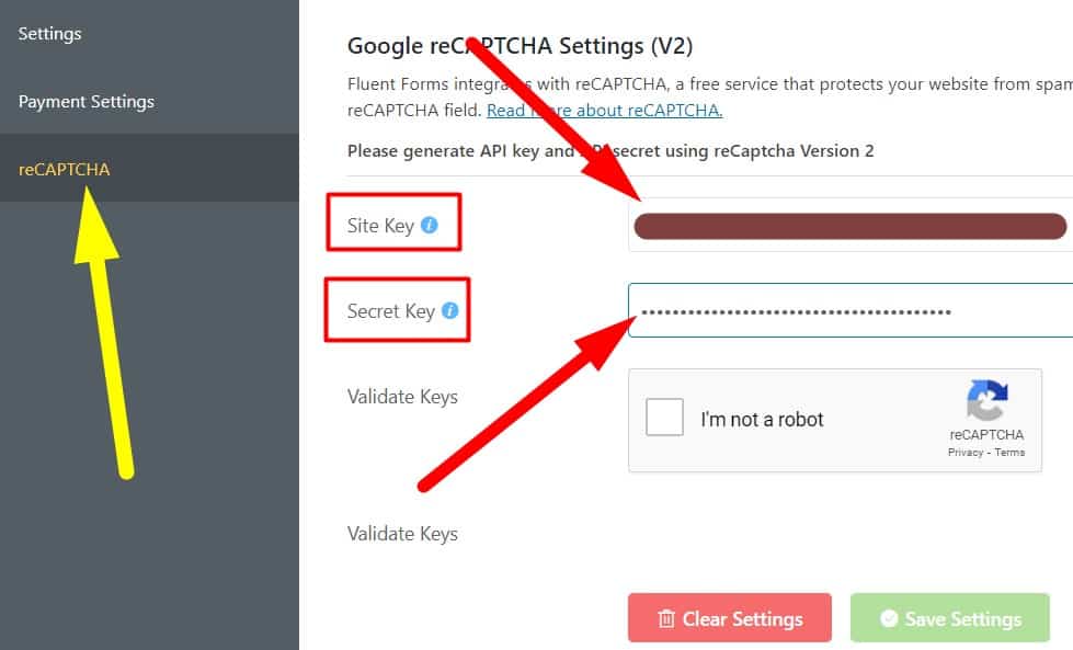 create google recaptcha