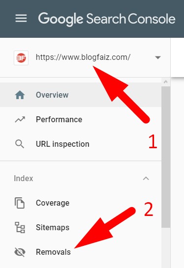 remove content from google