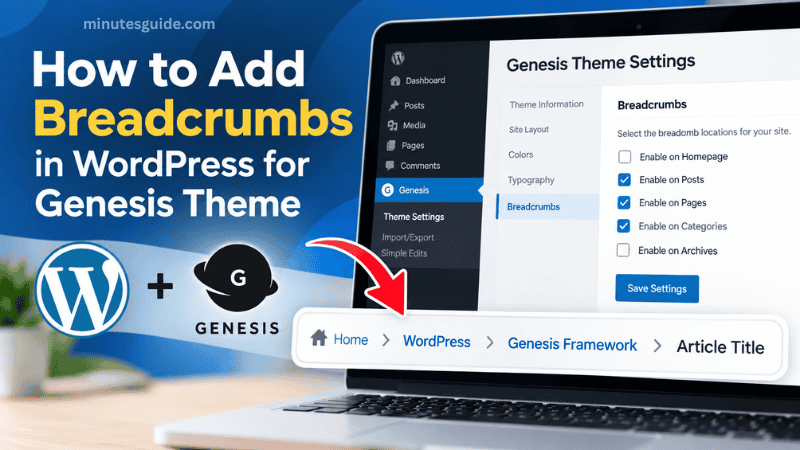 How To Add Breadcrumbs In WordPress For Genesis Theme