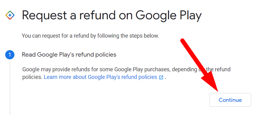 how to get refund google play