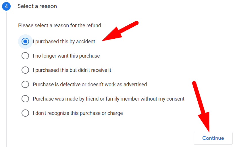 how to get refund google play