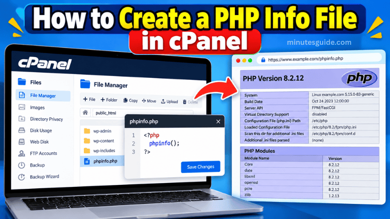 How to Create PHP info File In cPanel For Check PHP Information